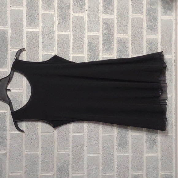 FREE w/ Bundle Crisci Black Sequined Beaded Tunic Top Mini Dress Made In Italy - Picture 2 of 15